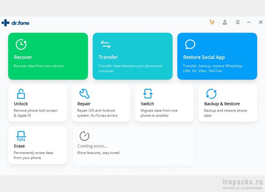Wondershare dr.fone for android 10.7.2.324 + код активации 2022