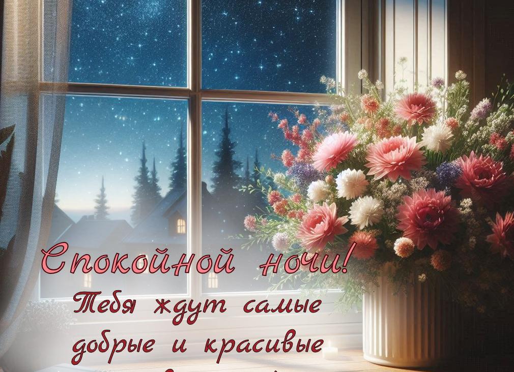 Очень красивые гифки спокойной ночи