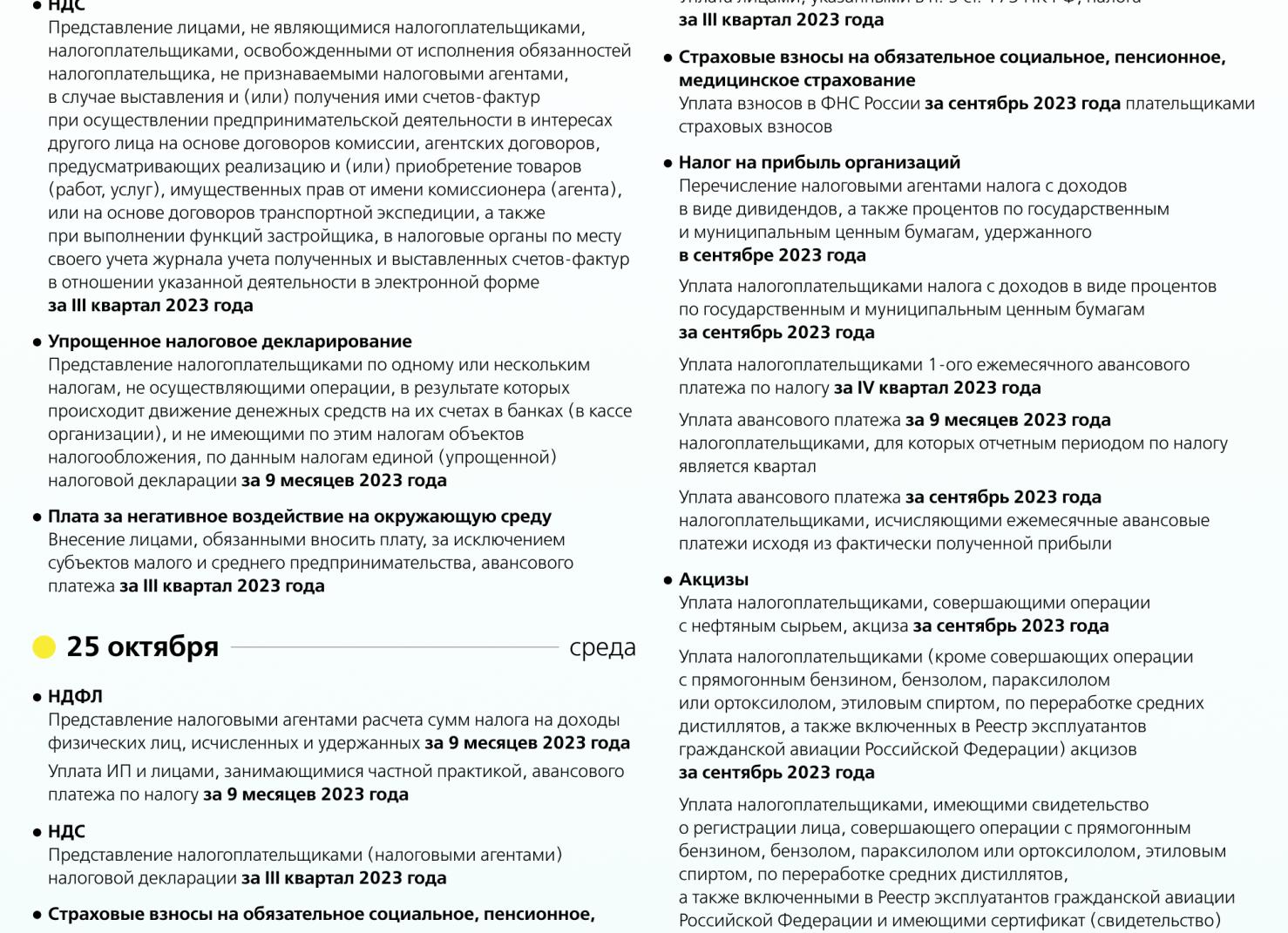 Праздники в октябре 2023 года
