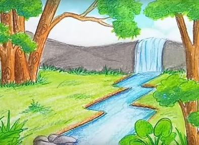 Рисунки природы для срисовки
