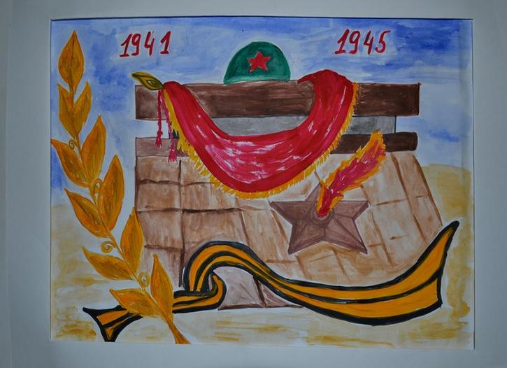Рисунок на конкурс 9 мая в школу: 100 картинок